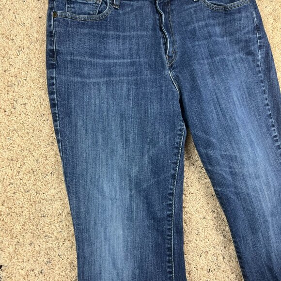 Levi's 515 Women's Size 16S 33x30 Blue Denim Bootcut Jeans Pants Dark Wash - Picture 4 of 8